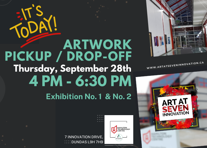 Today’s the day! Pickup/Drop-off for Exhibition No. 1 and 2